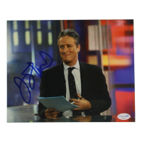 Jon Stewart Signed "The Daily Show" 8x10 Photo (AutographCOA) at PristineAuction.com