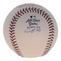 Edwin Diaz Signed OML 2025 All-Star Game Logo Baseball (PSA) at PristineAuction.com