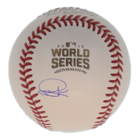 Dexter Fowler Signed 2016 World Series Logo Baseball (PSA) at PristineAuction.com