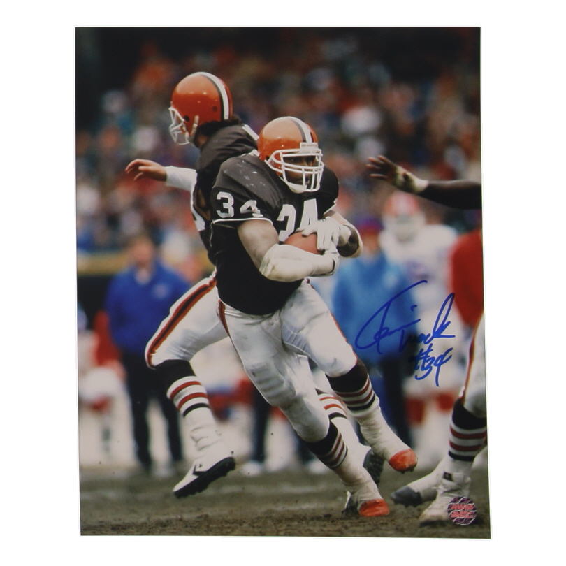 Kevin Mack Signed Browns 8x10 Photo (AWM) at PristineAuction.com Kevin Mack Signed Browns 8x10 Photo (AWM) at PristineAuction.com