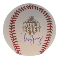 Chris Young Signed 2015 World Series Logo Baseball (PSA) at PristineAuction.com