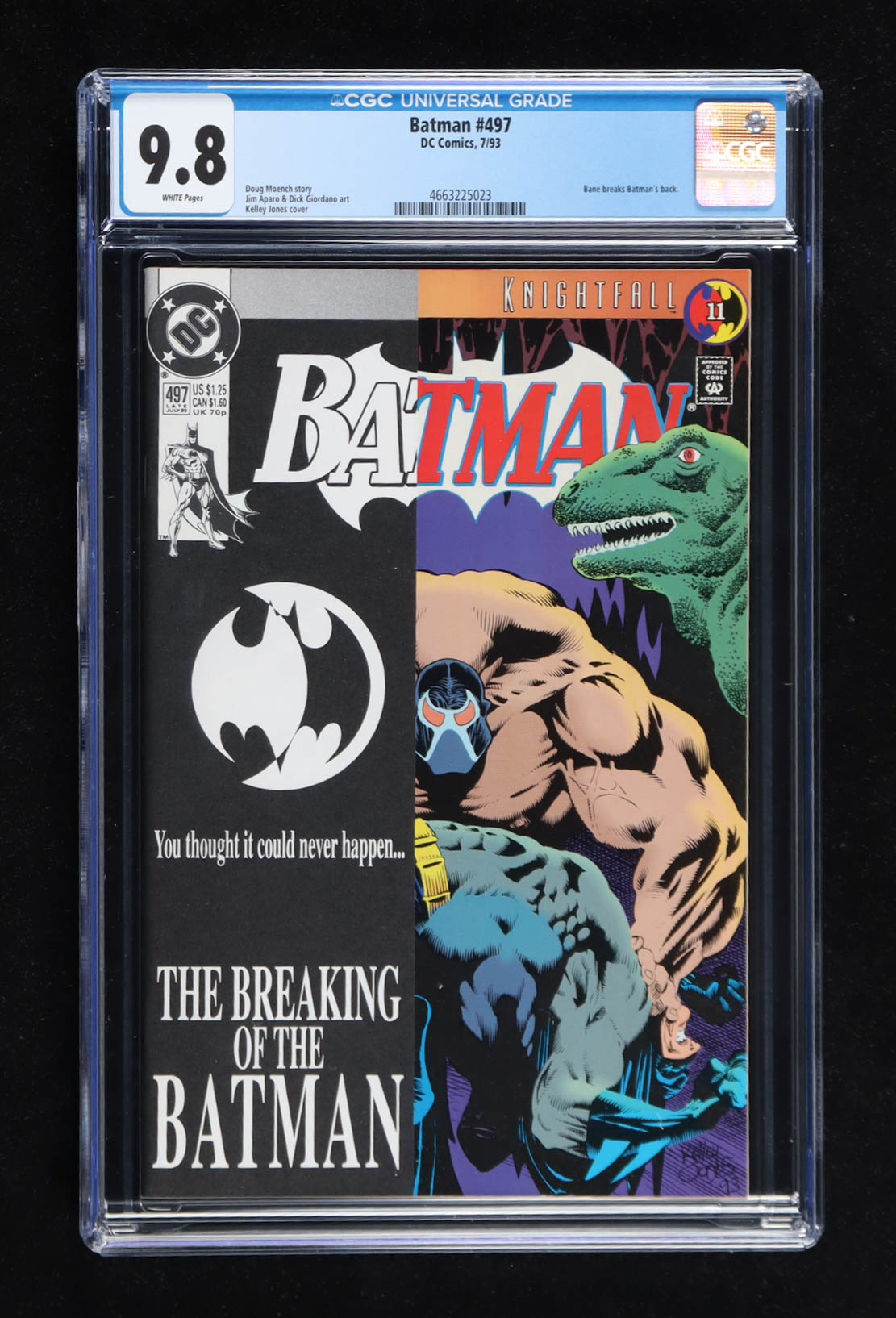 1993 "Batman" Issue #497 DC Comic Book (CGC 9.8) at PristineAuction.com 1993 "Batman" Issue #497 DC Comic Book (CGC 9.8) at PristineAuction.com