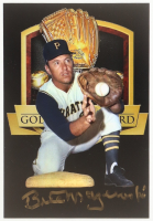 Bill Mazeroski Signed Gold Glove Award 4x6 Postcard (Authentic Ink) at PristineAuction.com
