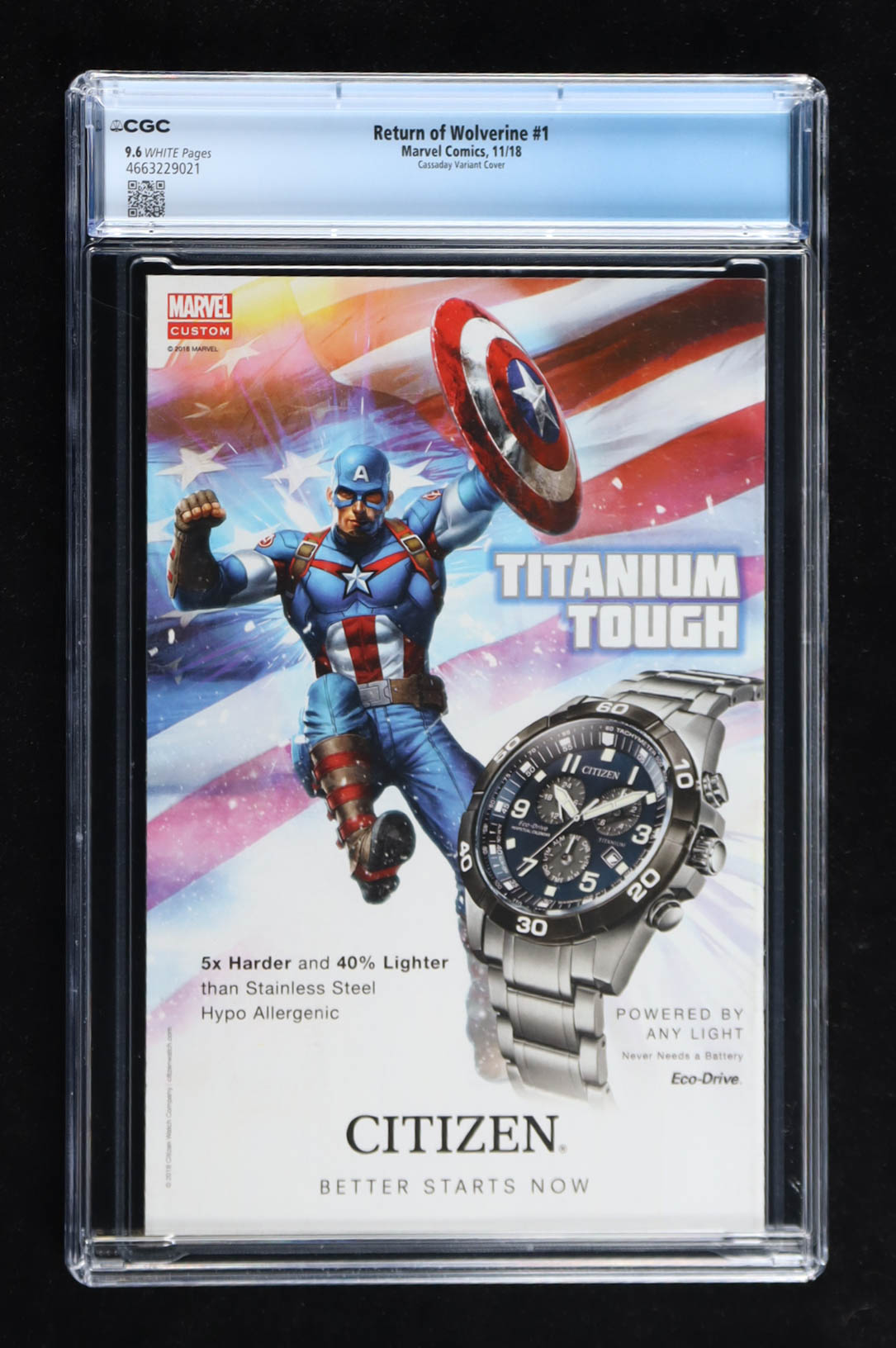 2018 "Return of Wolverine" #1 Marvel Comics Comic Book (CGC 9.6) at PristineAuction.com 2018 "Return of Wolverine" #1 Marvel Comics Comic Book (CGC 9.6) at PristineAuction.com