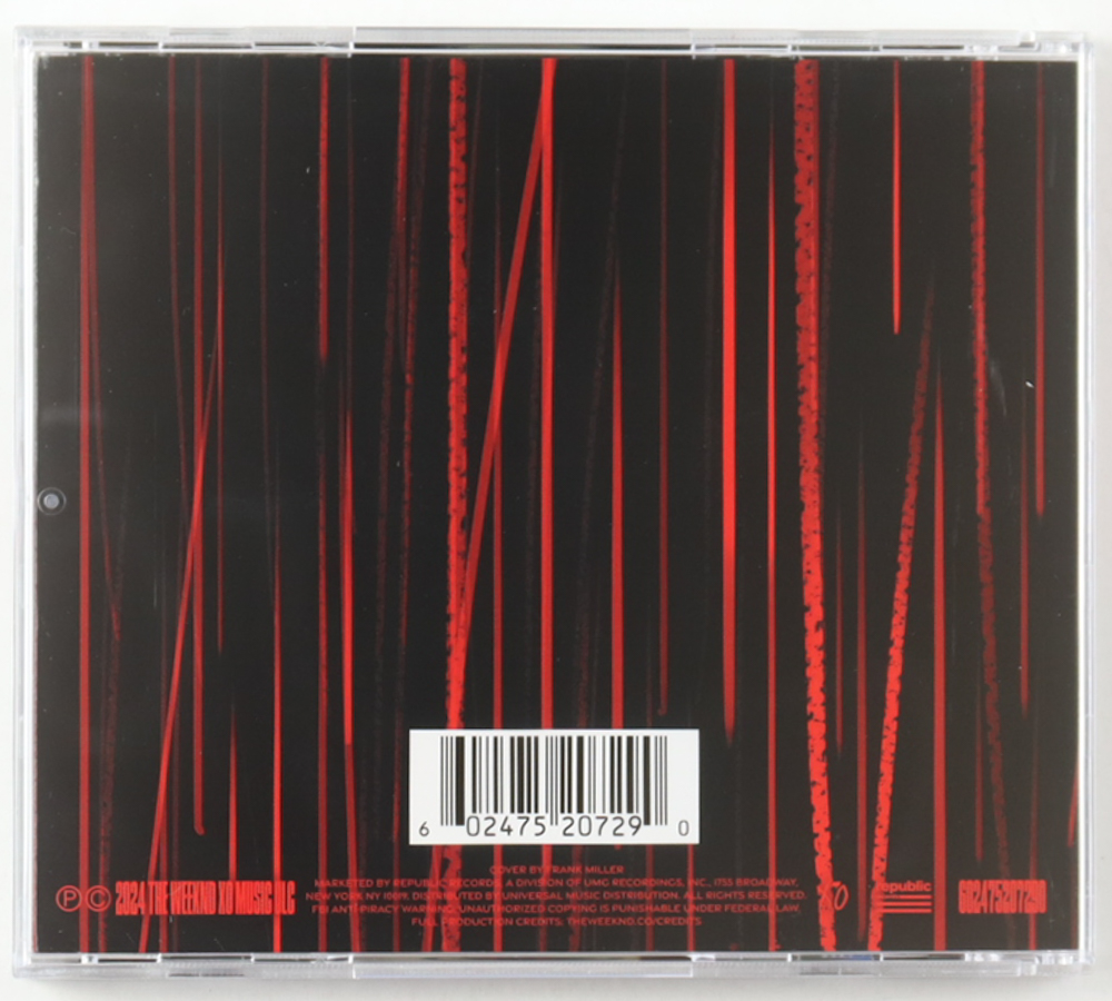 The Weeknd Signed "Hurry Up Tomorrow" CD Album Insert With Disc (AutographCOA) at PristineAuction.com The Weeknd Signed "Hurry Up Tomorrow" CD Album Insert With Disc (AutographCOA) at PristineAuction.com