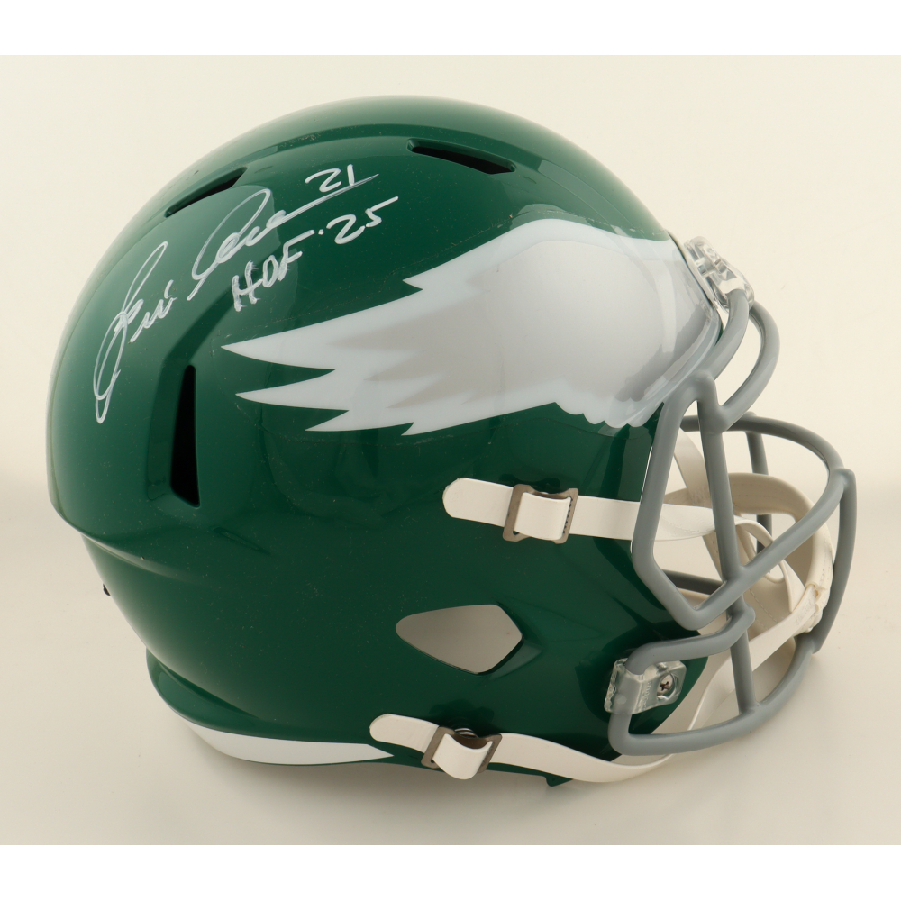 Eric Allen Signed Eagles Full-Size Speed Helmet Inscribed "HOF 25" (Beckett) at PristineAuction.com