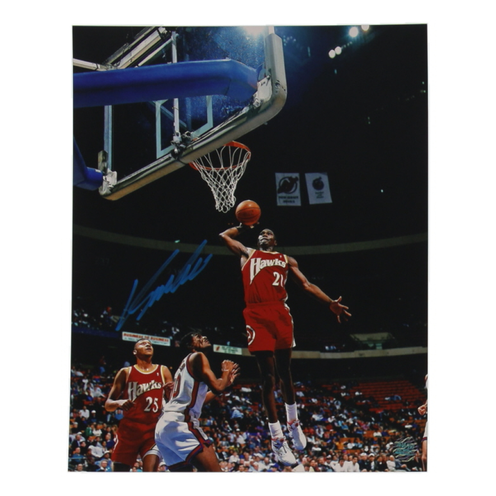 Dominique Wilkins Signed Hawks 8x10 Photo (AWM) at PristineAuction.com