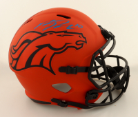 Bo Nix Signed Broncos Full-Size Rave Alternate Speed Helmet (Beckett) at PristineAuction.com