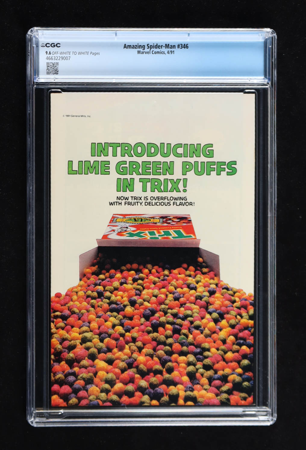 1991 "The Amazing Spider-Man" #346 Marvel Comic Book (CGC 9.6) at PristineAuction.com 1991 "The Amazing Spider-Man" #346 Marvel Comic Book (CGC 9.6) at PristineAuction.com