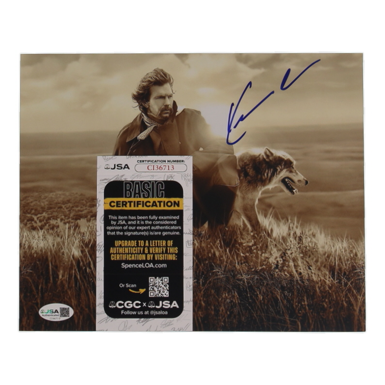 Kevin Costner Signed "Dances with Wolves" 8x10 Photo (JSA) at PristineAuction.com Kevin Costner Signed "Dances with Wolves" 8x10 Photo (JSA) at PristineAuction.com