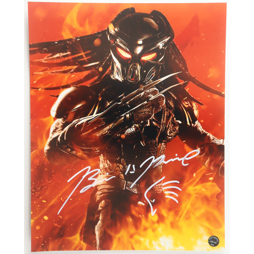 Brian Prince Signed "The Predator" 11x14 Photo with Hand Drawn Predator Sketch (Authentic Ink) at PristineAuction.com