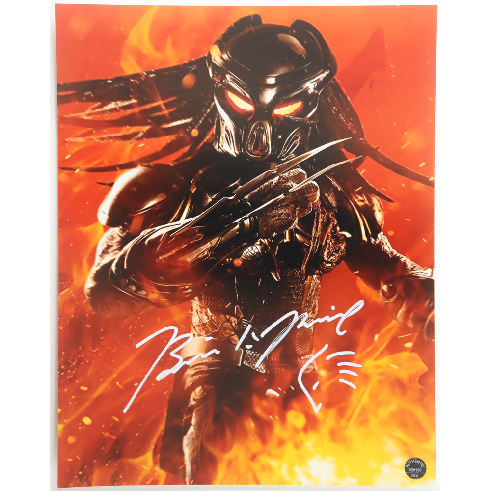 Brian Prince Signed "The Predator" 11x14 Photo with Hand Drawn Predator Sketch (Authentic Ink) at PristineAuction.com
