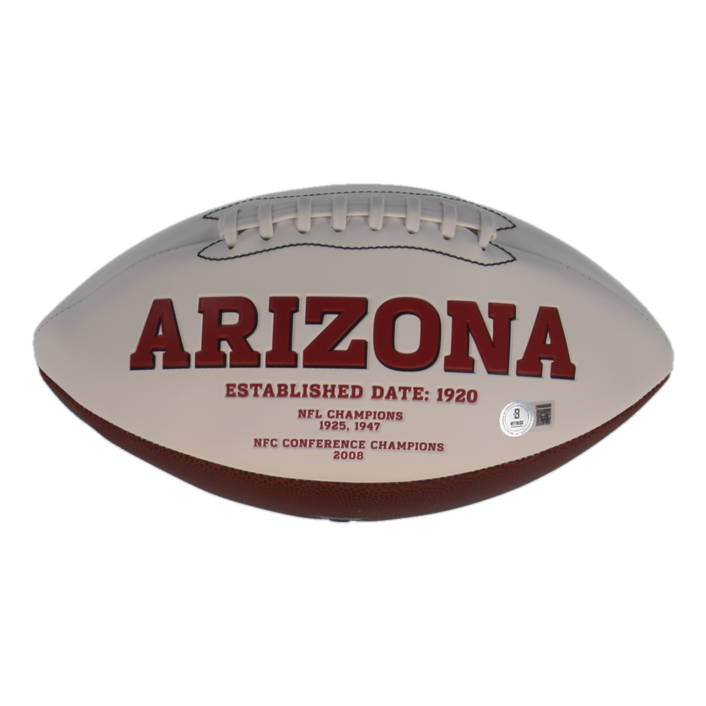 Kurt Warner Signed Cardinals Logo Football (Beckett) at PristineAuction.com Kurt Warner Signed Cardinals Logo Football (Beckett) at PristineAuction.com