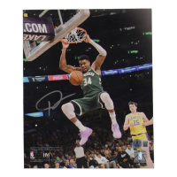 Giannis Antetokounmpo Signed Bucks 8x10 Photo (Beckett) at PristineAuction.com