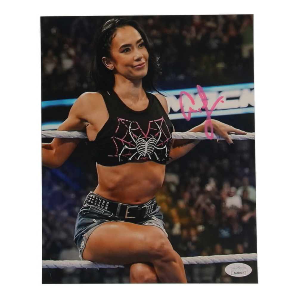 AJ Lee Signed WWE 8x10 Photo (JSA) at PristineAuction.com