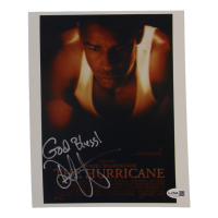 Denzel Washington Signed "The Hurricane" 8x10 Photo Inscribed "God Bless!" (JSA) at PristineAuction.com