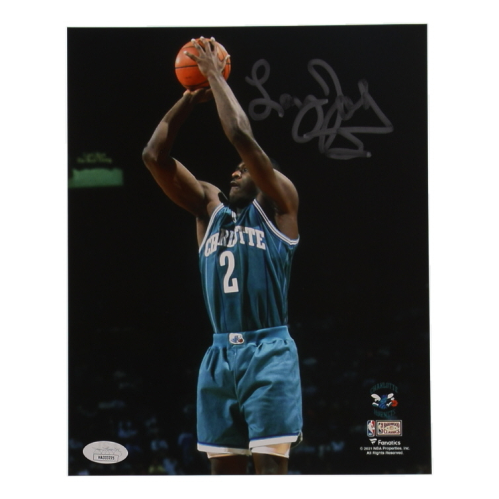Larry Johnson Signed Hornets 8x10 Photo (JSA) at PristineAuction.com