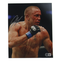 Georges St-Pierre Signed 8x10 Photo (Beckett) at PristineAuction.com