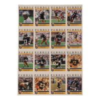 1989 Smokey Bear Purdue Boiler Legends Uncut Sheet of (16) Cards at PristineAuction.com