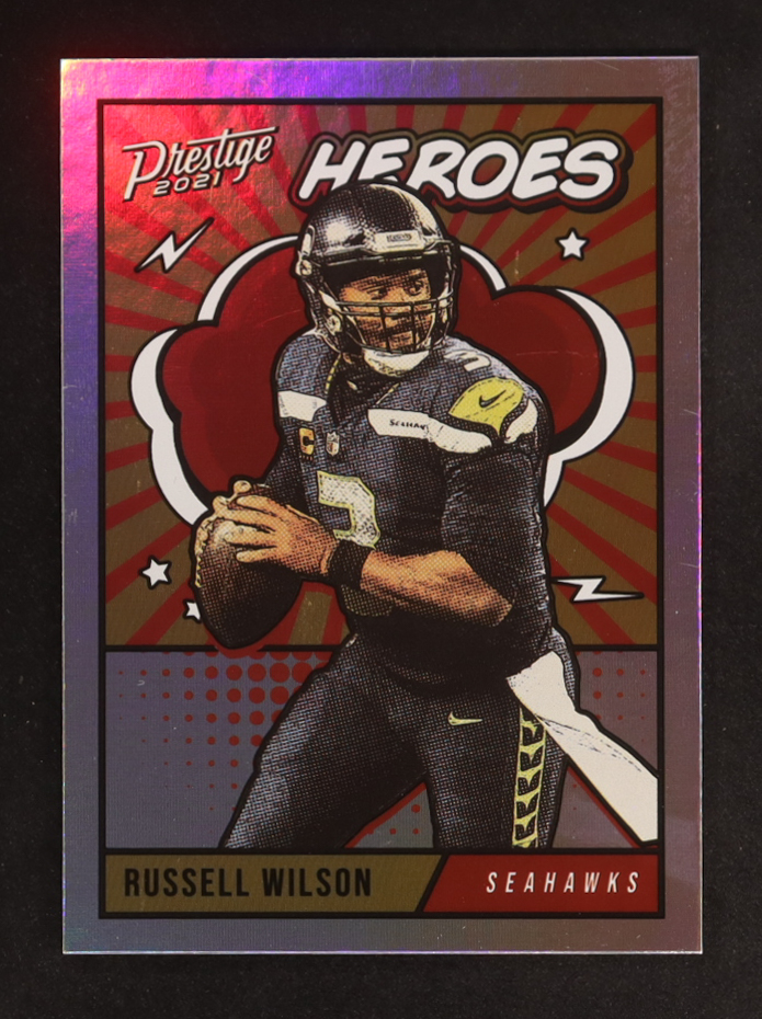 Russell Wilson 2021 Prestige Heroes #1 at PristineAuction.com Russell Wilson 2021 Prestige Heroes #1 at PristineAuction.com