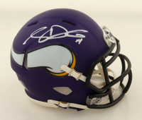 Sam Darnold Signed Vikings Speed Mini Helmet (Fanatics) at PristineAuction.com