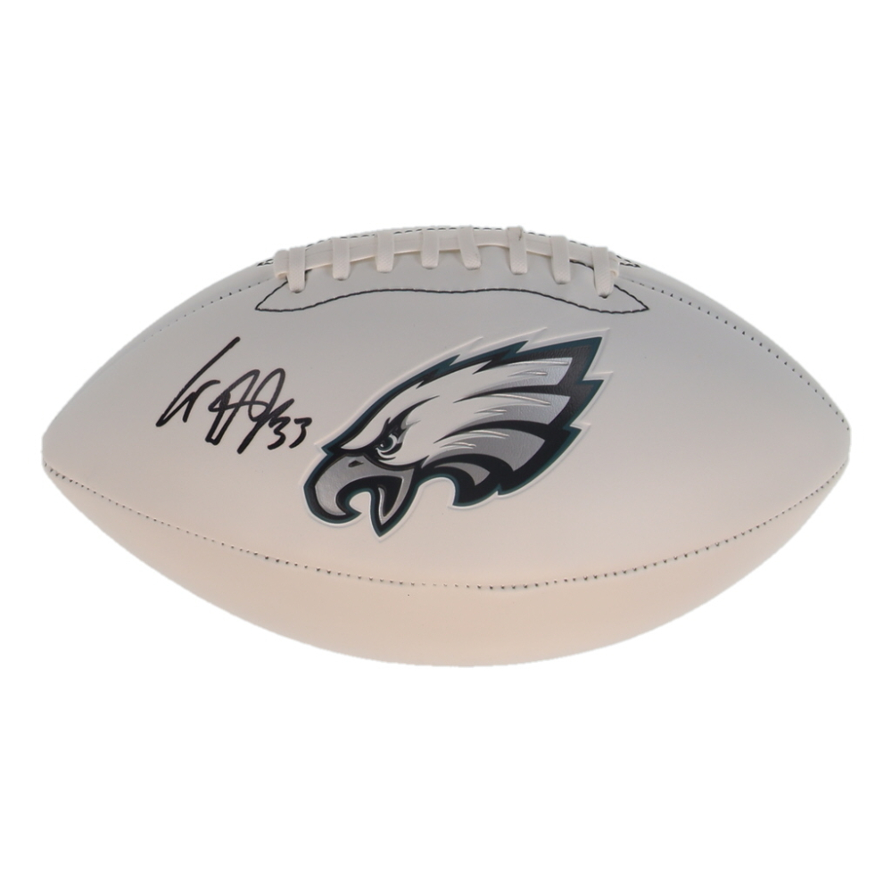 Cooper DeJean Signed Eagles Logo Football (Fanatics) at PristineAuction.com