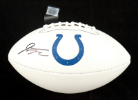 Jonathan Taylor Signed Colts Logo Football (Beckett) at PristineAuction.com