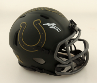 Lawrence Taylor Signed Colts Salute to Service Alternate Speed Mini Helmet (Beckett) at PristineAuction.com
