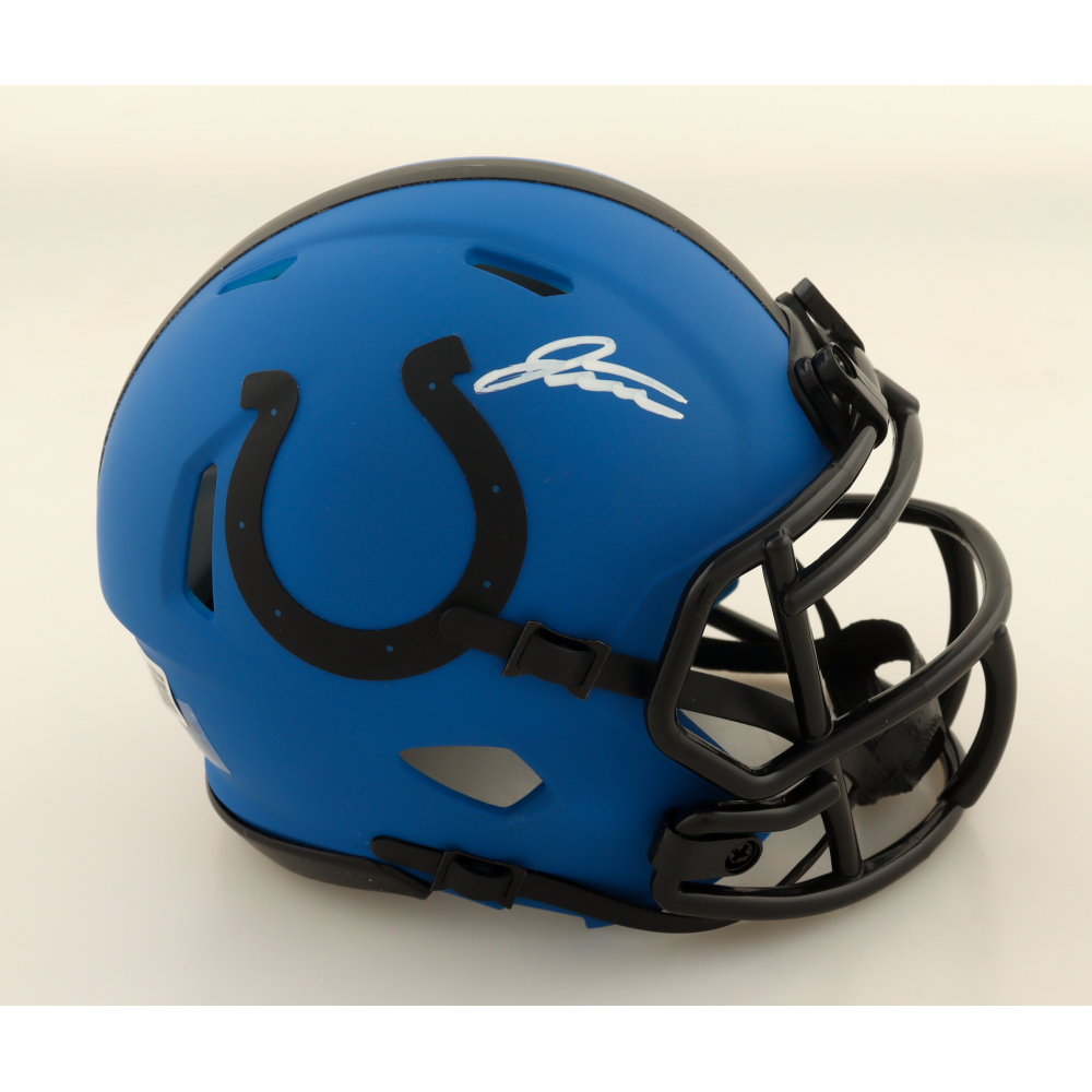 Lawrence Taylor Signed Colts Rave Alternate Speed Mini Helmet (Beckett) at PristineAuction.com