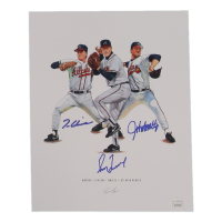 Braves 8x10 Photo Signed By (3) Tom Glavine, Greg Maddux, & John Smoltz (JSA) at PristineAuction.com