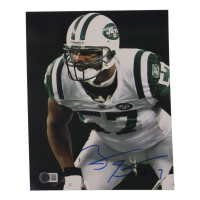 Bart Scott Signed Jets 8x10 Photo (Beckett) at PristineAuction.com
