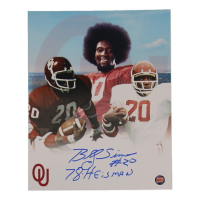 Billy Sims Signed Oklahoma Sooners 8x10 Photo Inscribed "78 Heisman" (AWM) at PristineAuction.com