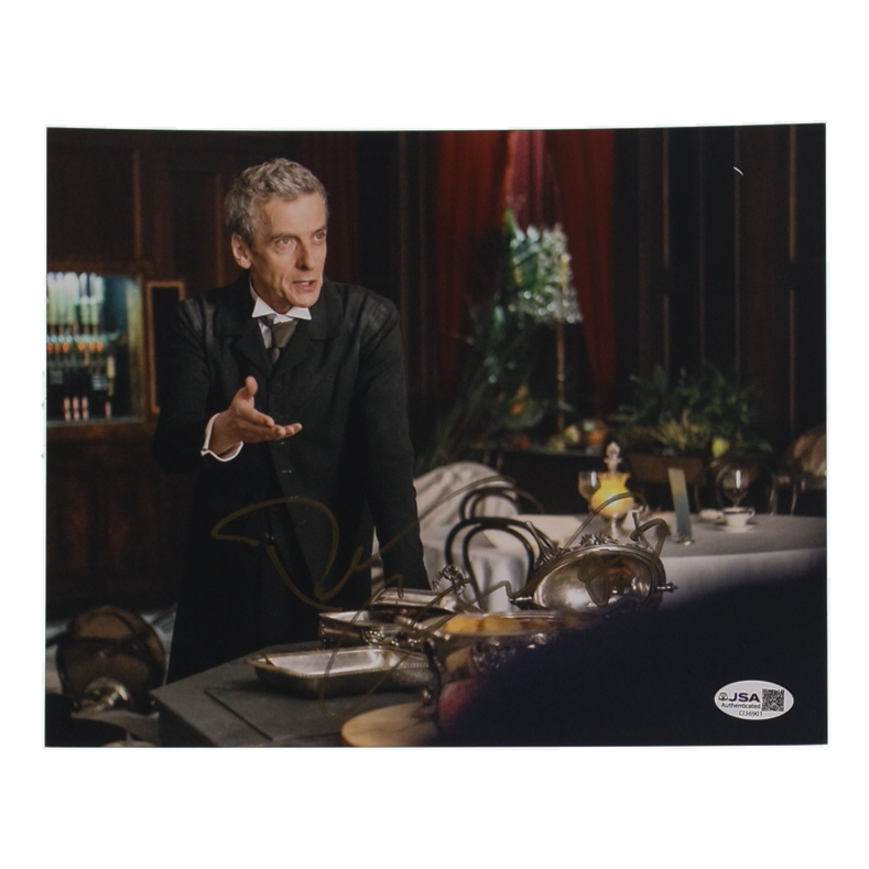 Peter Capaldi Signed "Doctor Who" 8x10 Photo Inscribed "Dr ?" (JSA) at PristineAuction.com Peter Capaldi Signed "Doctor Who" 8x10 Photo Inscribed "Dr ?" (JSA) at PristineAuction.com