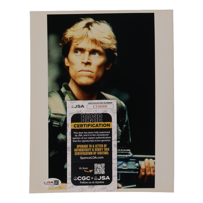 Willem Dafoe Signed "Clear and Present Danger" 8x10 Photo (JSA) at PristineAuction.com Willem Dafoe Signed "Clear and Present Danger" 8x10 Photo (JSA) at PristineAuction.com