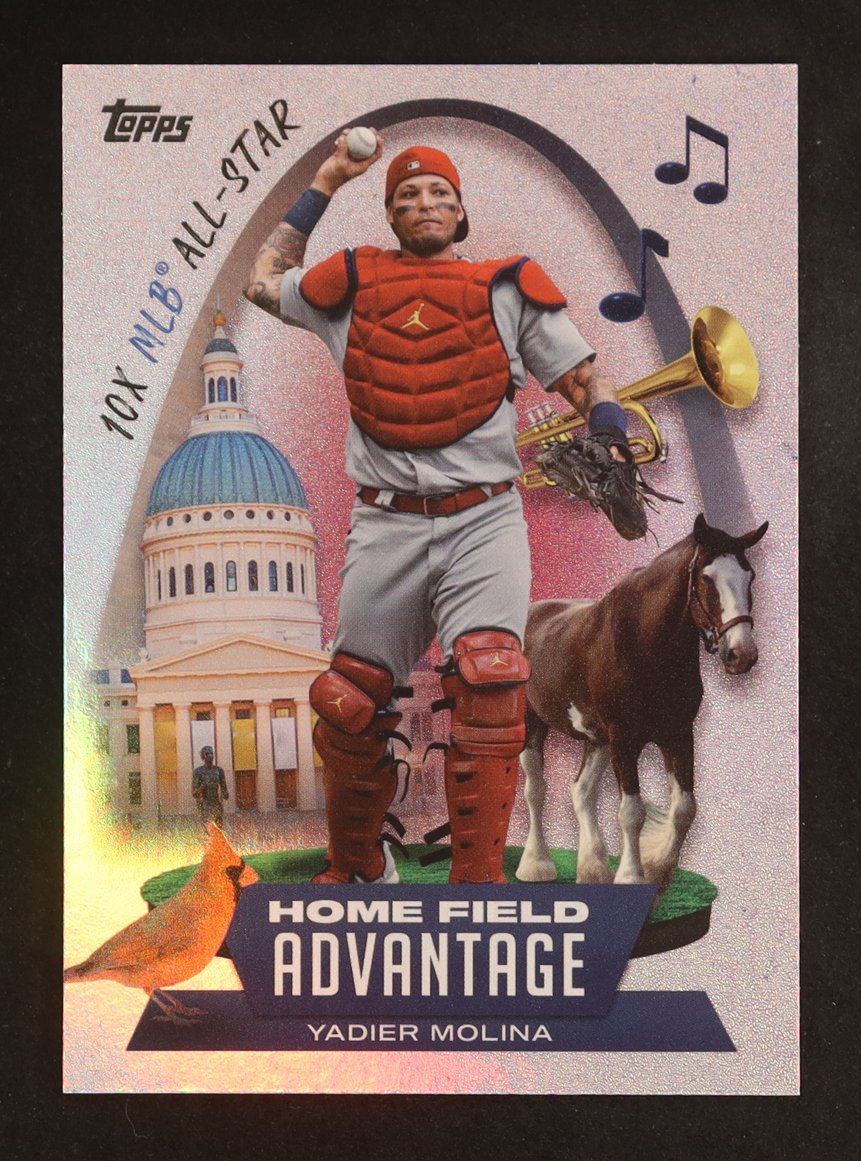 Yadier Molina 2022 Topps Home Field Advantage #HA16 at PristineAuction.com Yadier Molina 2022 Topps Home Field Advantage #HA16 at PristineAuction.com