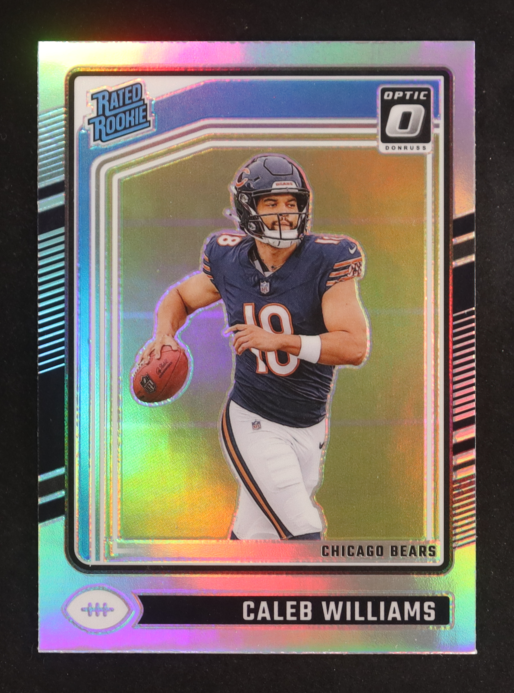 Caleb Williams 2024 Donruss Optic Holo #201 RR RC at PristineAuction.com Caleb Williams 2024 Donruss Optic Holo #201 RR RC at PristineAuction.com