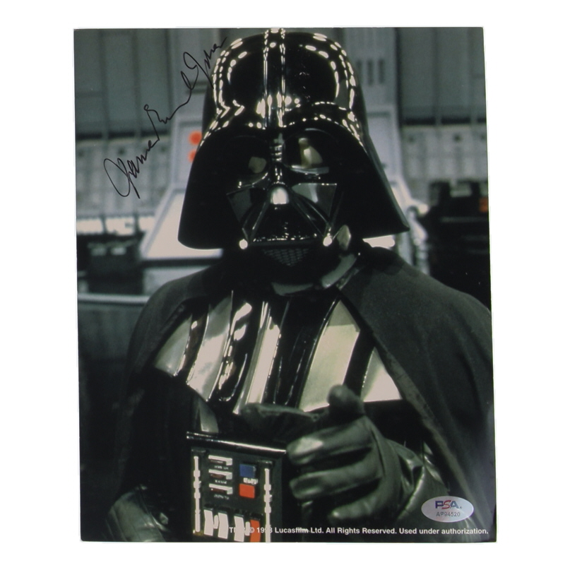 James Earl Jones Signed "Star Wars: Episode IV – A New Hope" 8x10 Photo (PSA) at PristineAuction.com James Earl Jones Signed "Star Wars: Episode IV – A New Hope" 8x10 Photo (PSA) at PristineAuction.com