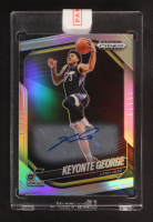Keyonte George 2024-25 Panini Prizm Black Autographs Prizms Silver #12 at PristineAuction.com