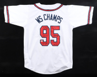 World Series Champions Jersey Signed By (6) With Tim Glavine, Marquis Grissom, John Smoltz Inscribed "95 WS MVP" (JSA) at PristineAuction.com