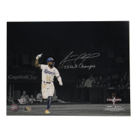 Adolis Garcia Signed Rangers 11x14 Photo Inscribed "23 WS Champs" (MLB & Fanatics) at PristineAuction.com