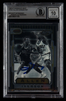 Allen Iverson Signed 1996-97 Bowman's Best #TB13 RET RC (BGS | Autograph Graded 10) at PristineAuction.com