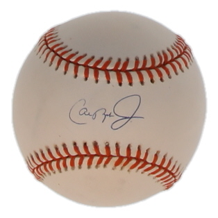 Cal Ripken Jr. Signed OAL Commemorative Baseball (JSA) at PristineAuction.com Cal Ripken Jr. Signed OAL Commemorative Baseball (JSA) at PristineAuction.com