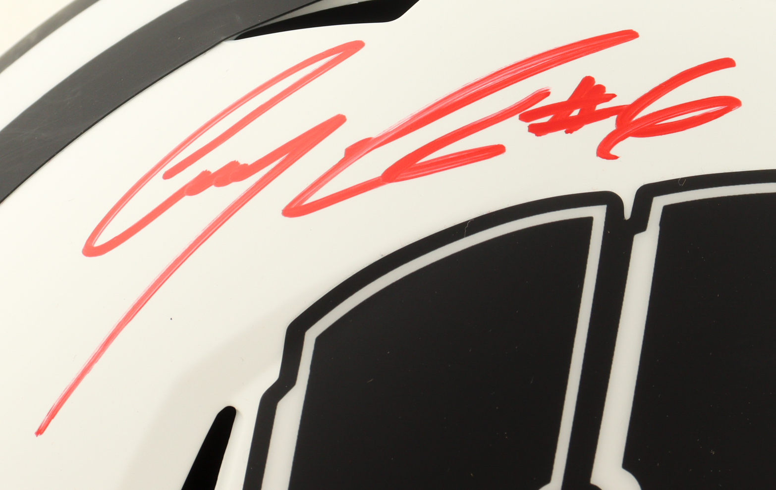 Corey Clement Signed Wisconsin Badgers Full-Size Lunar Eclipse Alternate Speed Helmet (Beckett) at PristineAuction.com Corey Clement Signed Wisconsin Badgers Full-Size Lunar Eclipse Alternate Speed Helmet (Beckett) at PristineAuction.com