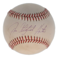 Jim "Catfish" Hunter Signed OAL Baseball (JSA) at PristineAuction.com