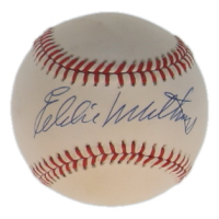 Eddie Mathews Signed ONL Baseball (JSA) at PristineAuction.com