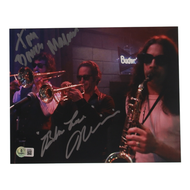 "Blue Lou" Marini & Tom "Bones" Malone Signed "The Blues Brothers" 8x10 Photo (Beckett) at PristineAuction.com "Blue Lou" Marini & Tom "Bones" Malone Signed "The Blues Brothers" 8x10 Photo (Beckett) at PristineAuction.com