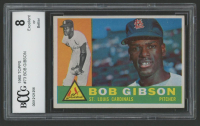 Bob Gibson 1960 Topps #73 (BCCG 8) at PristineAuction.com