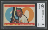 Hank Aaron 1960 Topps #566 AS (BCCG 8) at PristineAuction.com