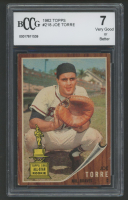 Joe Torre 1962 Topps #218 RC (BCCG 7) at PristineAuction.com