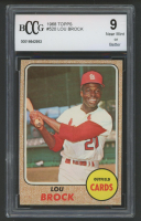 Lou Brock 1968 Topps #520 (BCCG 9) at PristineAuction.com